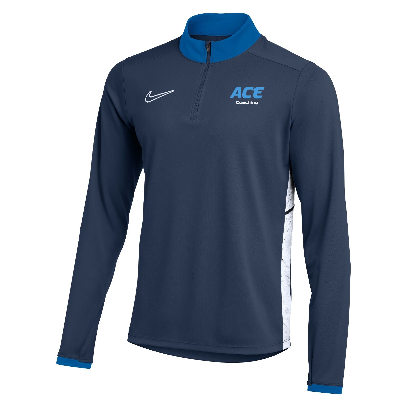 Nike Dri-FIT Academy 25 Drill Top - Obsidian/Royal Blue/White