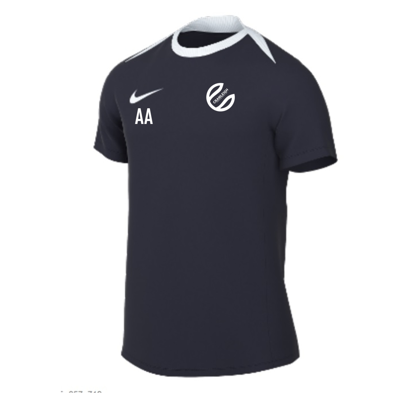 Nike Academy Pro 24 Dri-FIT Short Sleeve Top - Obsidian/White/Obsidian/White