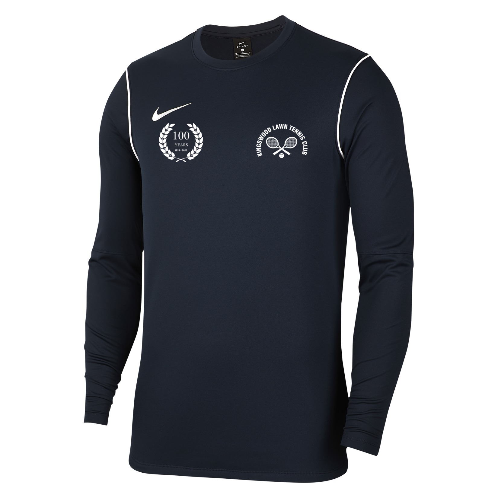 Nike Dri-FIT Park 20 Crew Top - Obsidian/White/White