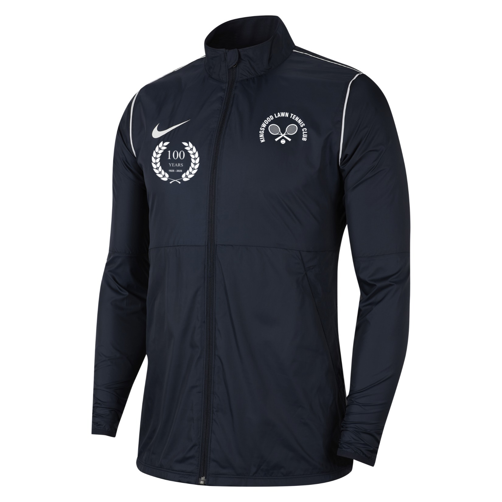 Nike Park 20 Repel Rain Jacket - Obsidian/White/White