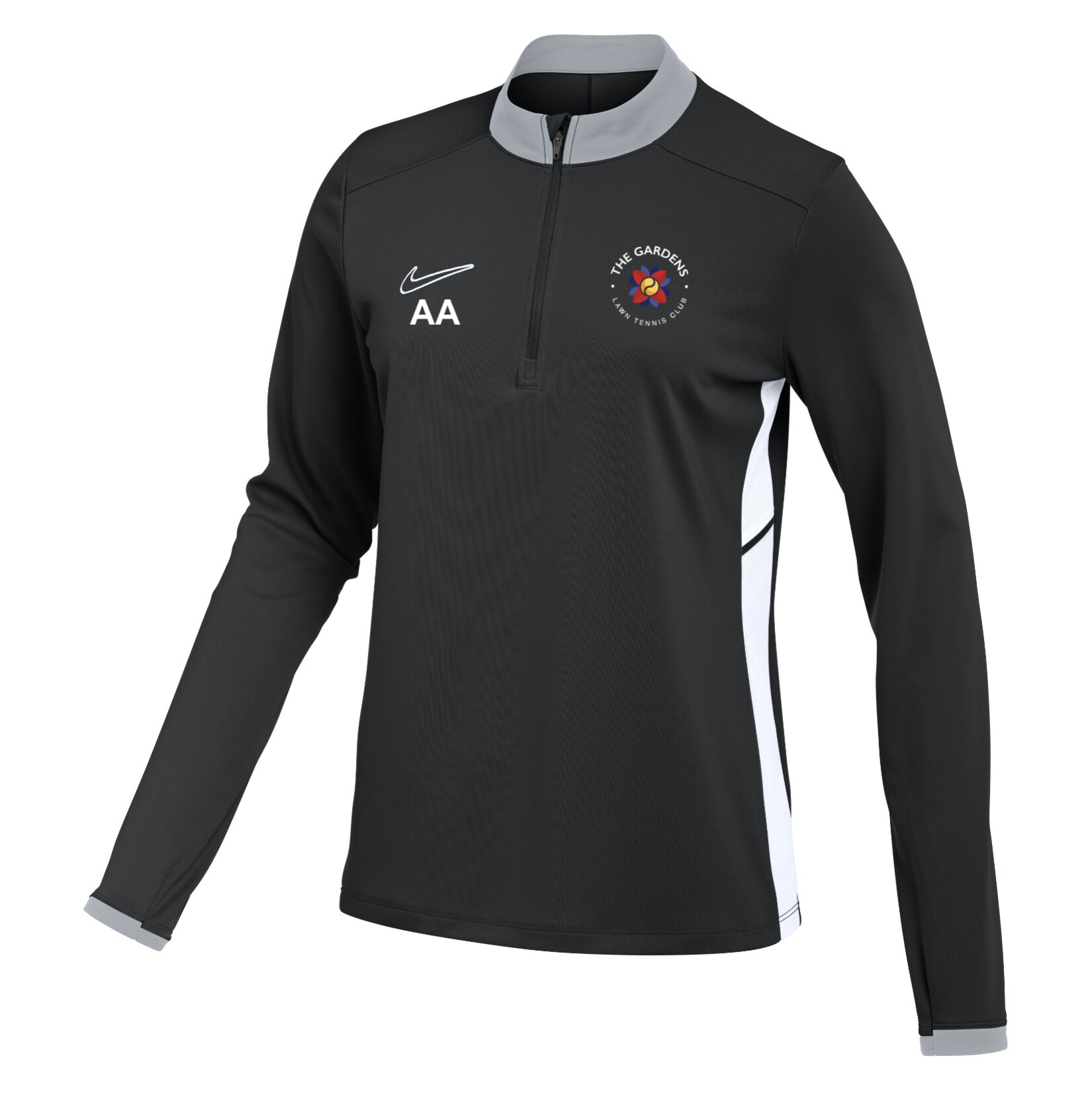 Nike Dri-FIT Academy 25 Drill Top (W) - Black/White/White