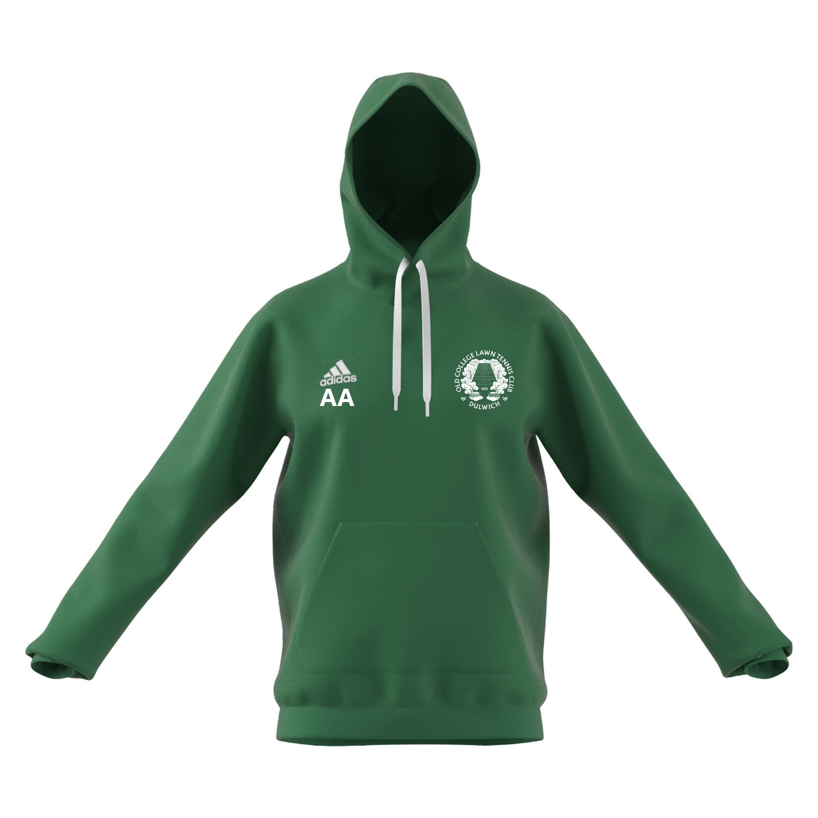 adidas Entrada 22 Hoodie - Team Green/White