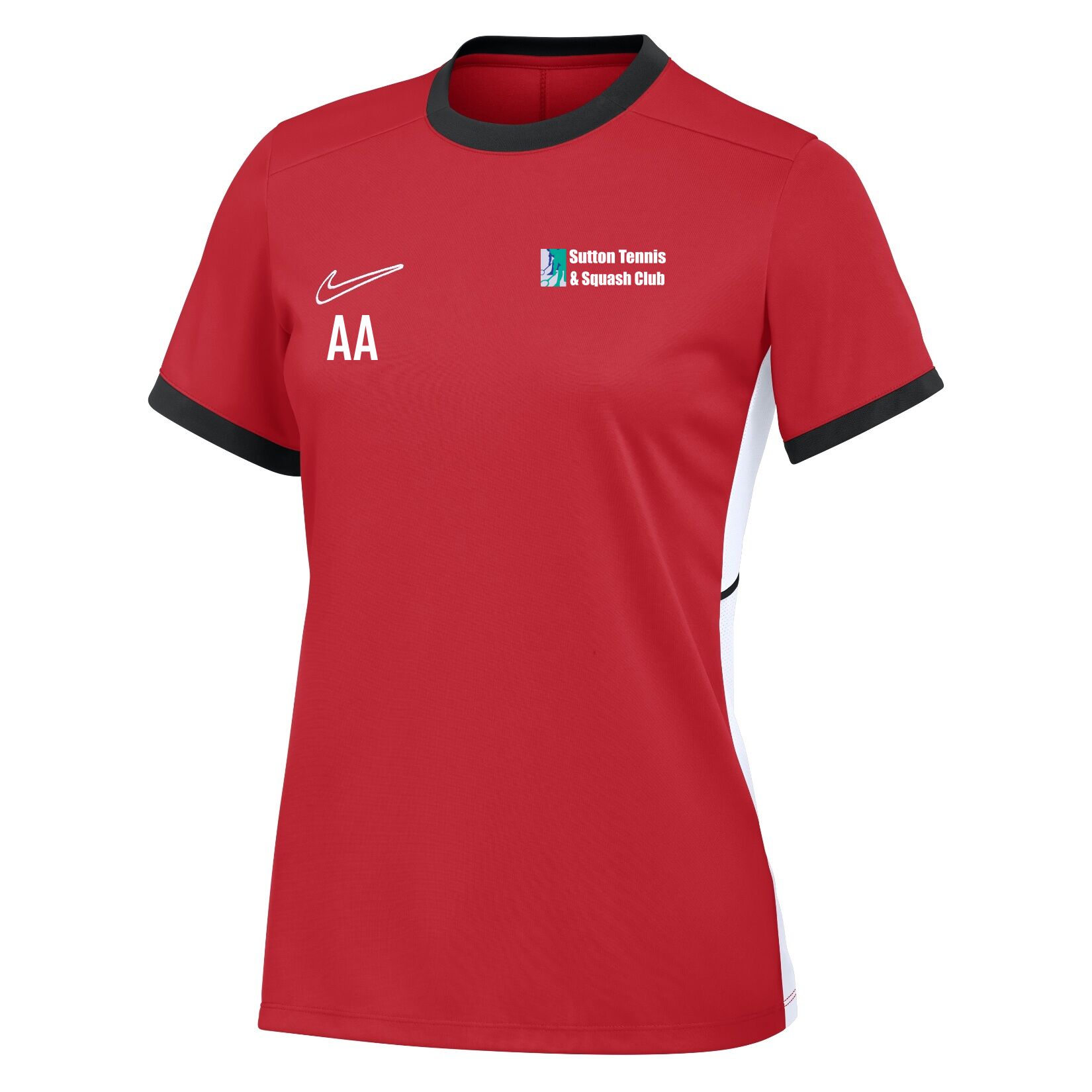 Nike Academy 25 Short-Sleeve Training Top (W) - University Red/Gym Red/White