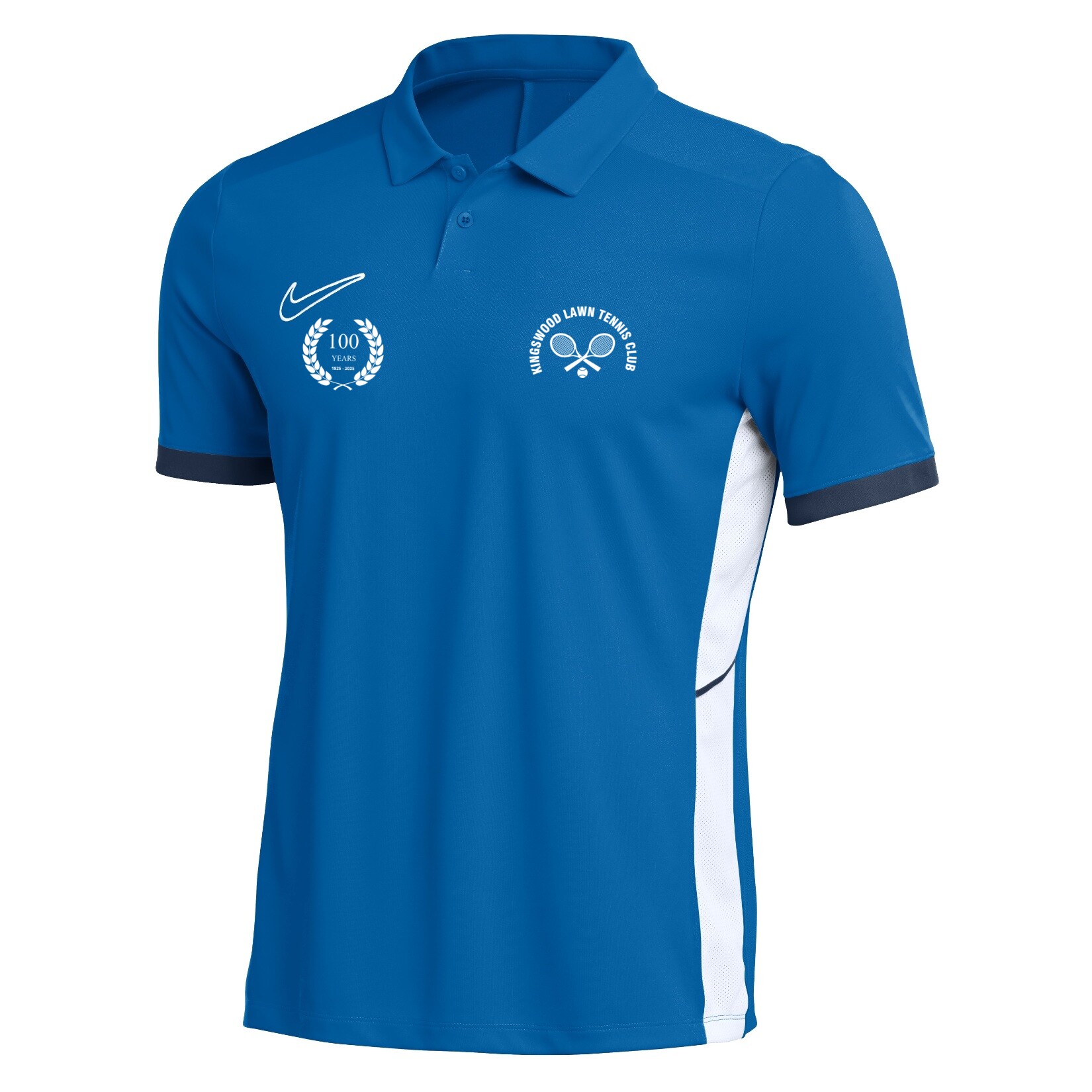 Nike Dri-FIT Academy 25 Polo - Royal Blue/Obsidian/White