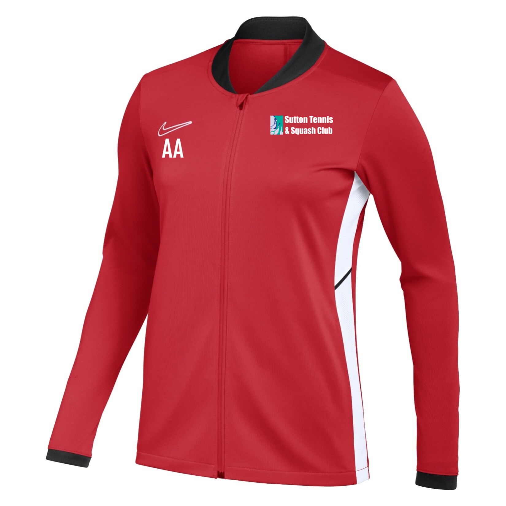 Nike Dri-FIT Academy 25 Knit Track Jacket (W) - University Red/Gym Red/White