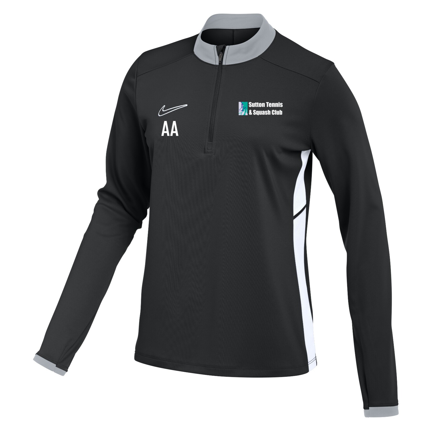 Nike Dri-FIT Academy 25 Drill Top (W) - Black/White/White