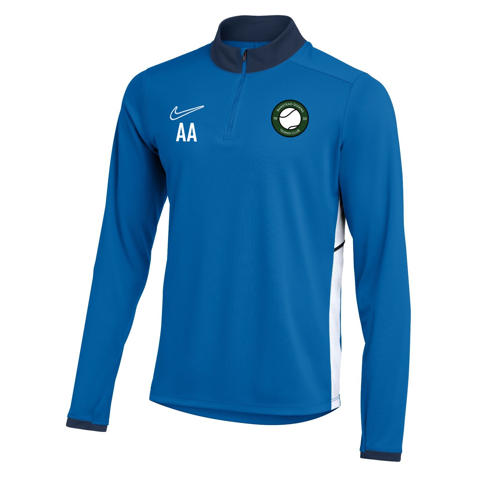 Nike Dri-FIT Academy 25 Drill Top - Royal Blue/Obsidian/White