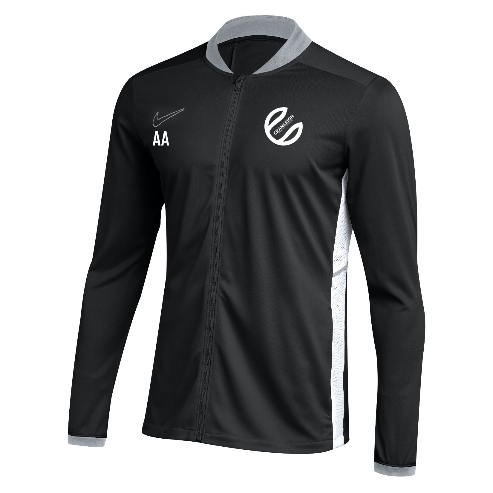Nike Dri-FIT Academy 25 Knit Track Jacket (W) - Black/White/White