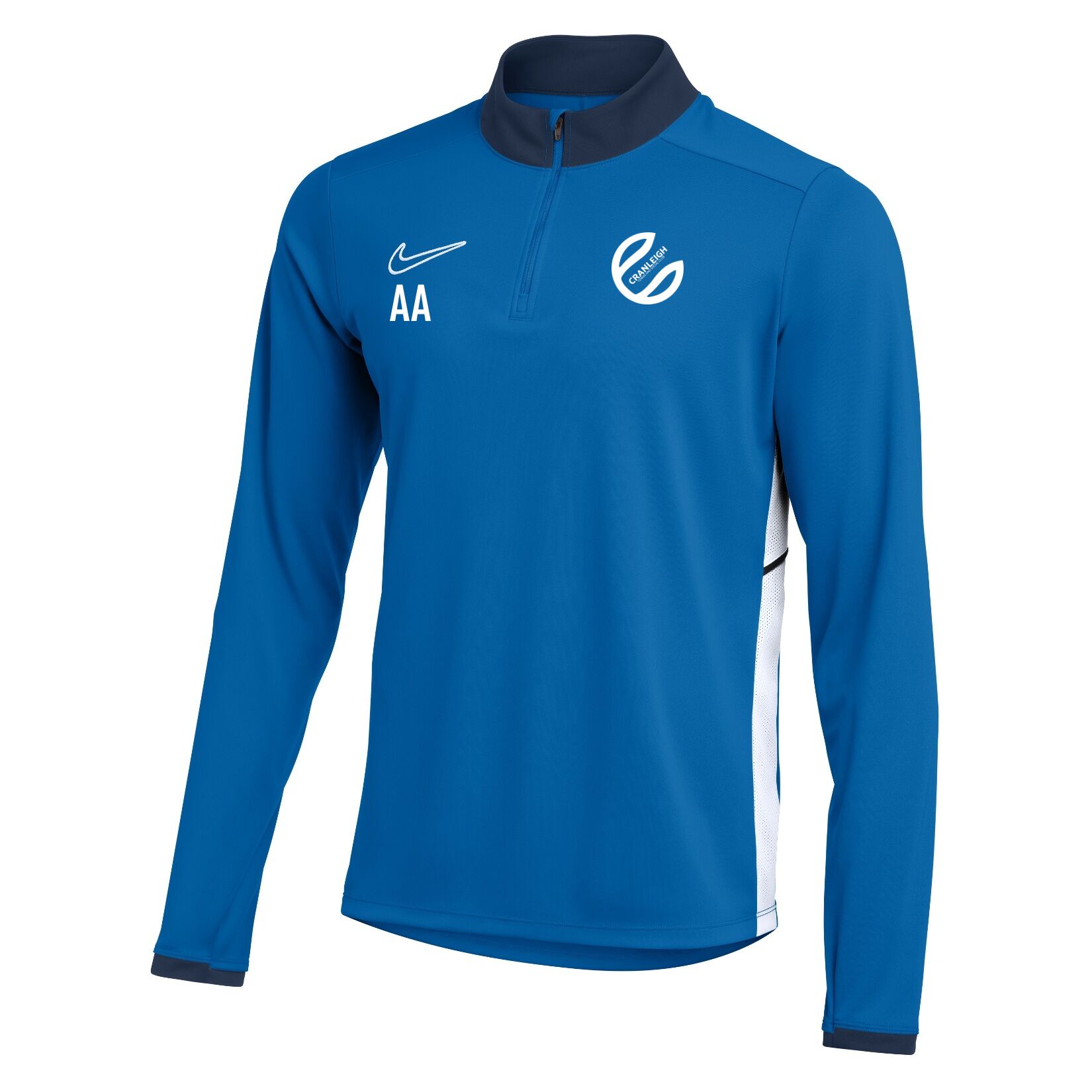Nike Dri-FIT Academy 25 Drill Top - Royal Blue/Obsidian/White