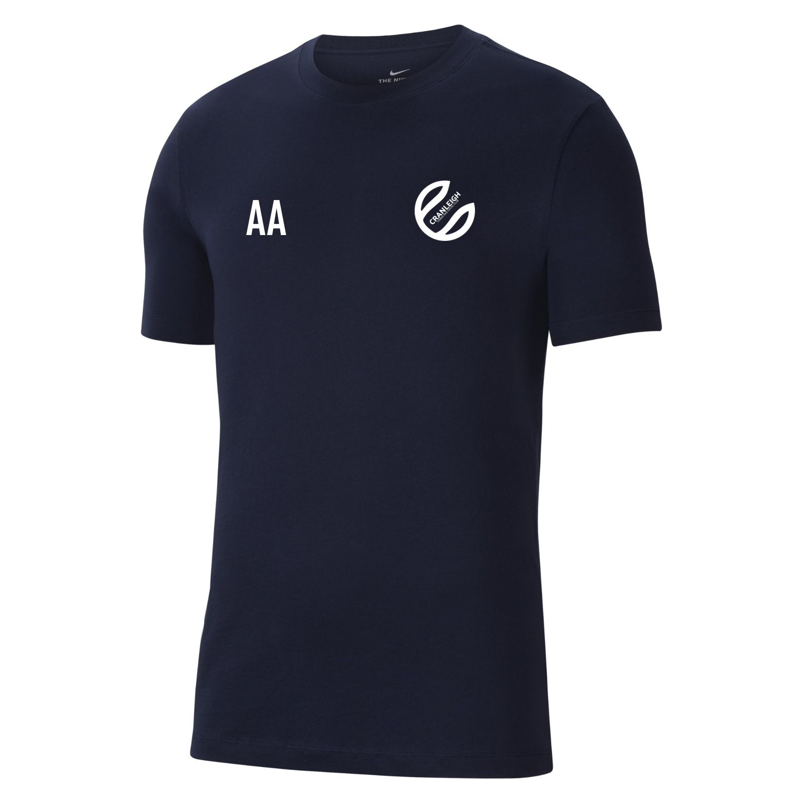 Nike Team Club 20 Cotton T-Shirt (M) - Obsidian/White