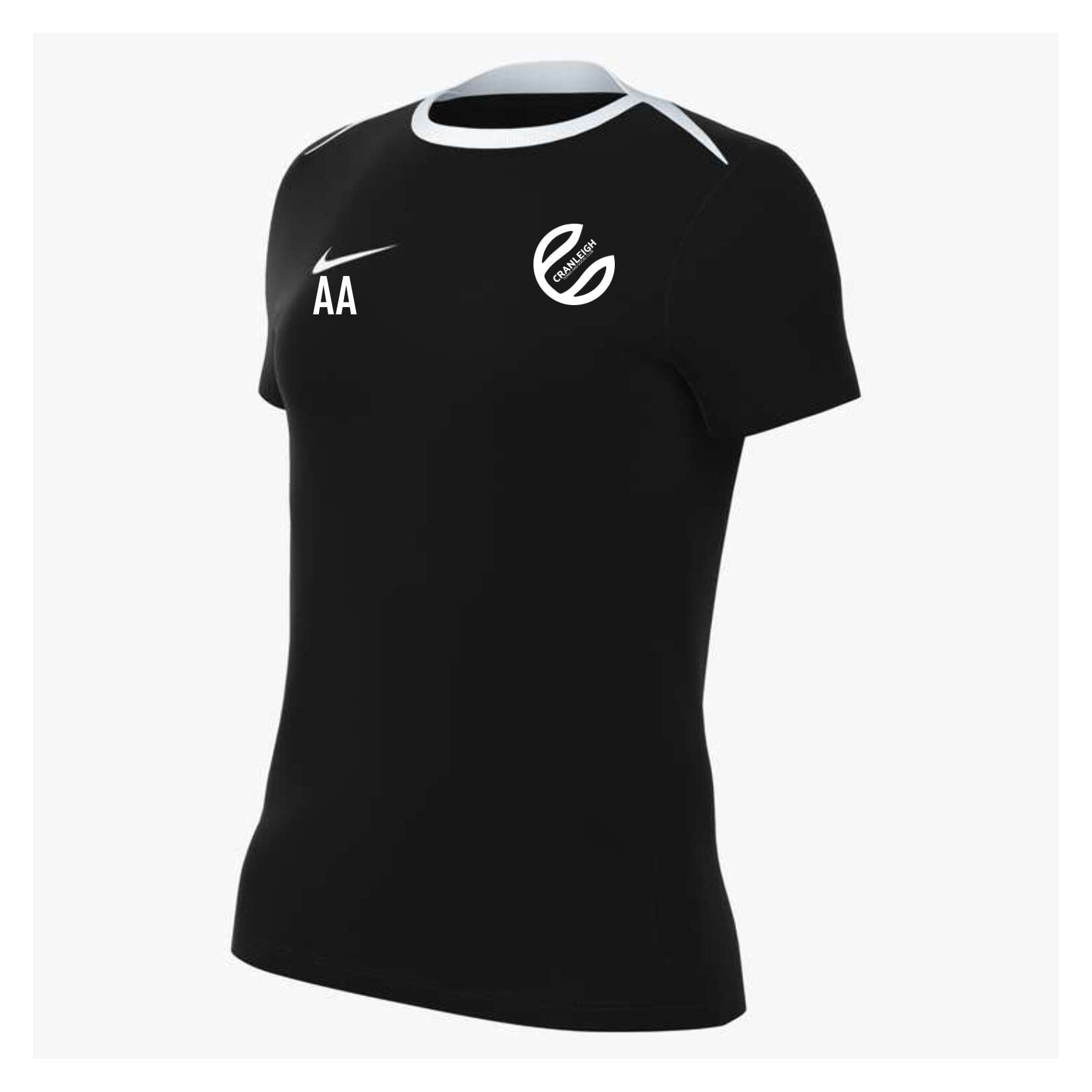 Nike Academy Pro 24 Womens Dri-FIT Short Sleeve Top (W) - Black/White/Black/White