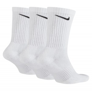 Nike Everyday Cushion Crew - 3 Pack White-Black