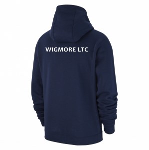 Nike Team Club 20 Fleece Hoodie (M) Obsidian-White-White