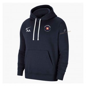 Nike Team Club 20 Fleece Hoodie (M)  Obsidian-White-White