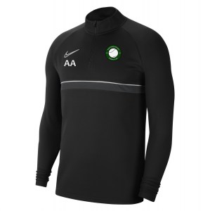Nike Academy 21 Dri-FIT 1/4 Zip Midlayer (M) Black-White-Anthracite-White