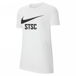 Nike Womens Team Club 20 Swoosh Tee (W) White-Black