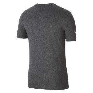 Nike Team Club 20 Cotton T-Shirt (M) Charcoal Heathr-White
