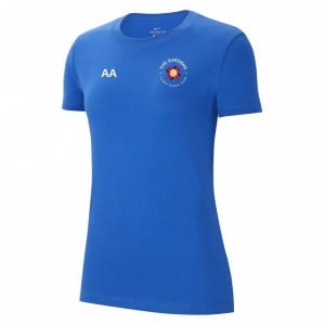 Nike Womens Team Club 20 Cotton T-Shirt (W) Royal Blue-White