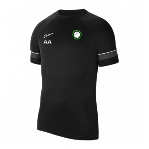 Nike Dri-FIT Academy Short Sleeve Tee (M) Black-White-Anthracite-White