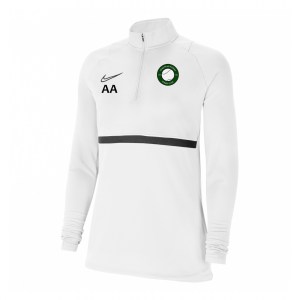 Nike Womens Academy 21 Dri-FIT 1/4 Zip Midlayer (W) White-Black-Black-Black