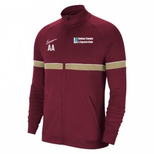 Nike Academy 21 Knit Track Jacket (M) Team Red-White-Jersey Gold-White