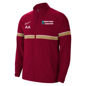 Nike Academy 21 Woven Track Jacket (M) Team Red-White-Jersey Gold-White