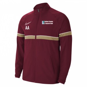Nike Academy 21 Woven Track Jacket (M) Team Red-White-Jersey Gold-White