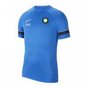 Nike Dri-FIT Academy Short Sleeve Tee (M) Royal Blue-White-Obsidian-White
