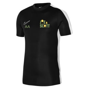 Nike Academy 23 Short Sleeve Training Top Black-White-White