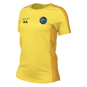 Nike Womens Academy 23 Short Sleeve Training Top (W) Tour Yellow-University Gold-Black