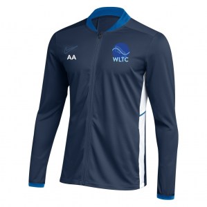 Nike Dri-FIT Academy 25 Knit Track Jacket - Obsidian/Royal Blue/White