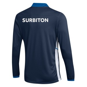 Nike Dri-FIT Academy 25 Knit Track Jacket - Obsidian/Royal Blue/White