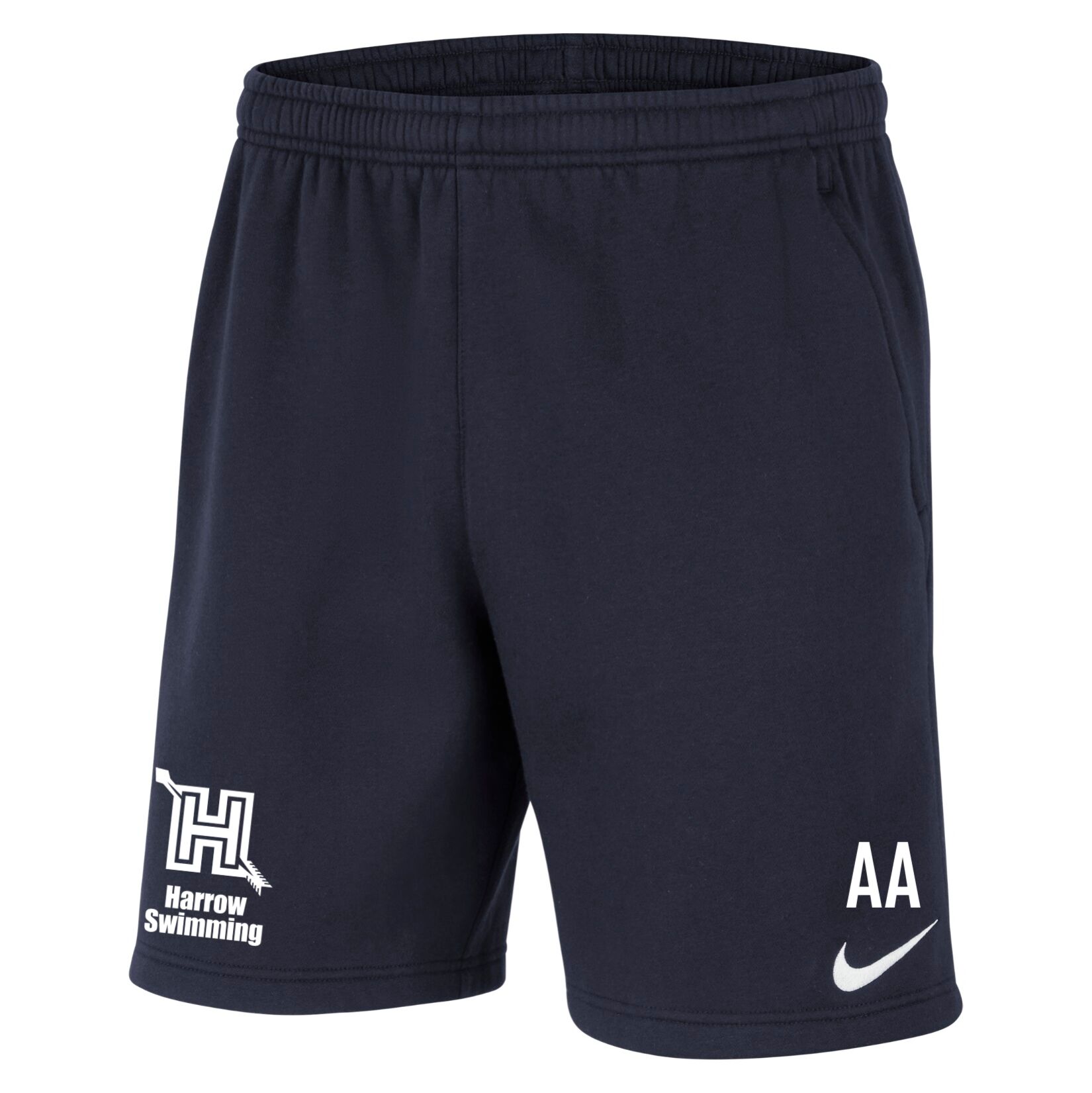 Nike Team Club 20 Fleece Shorts (M) - Obsidian/White/White