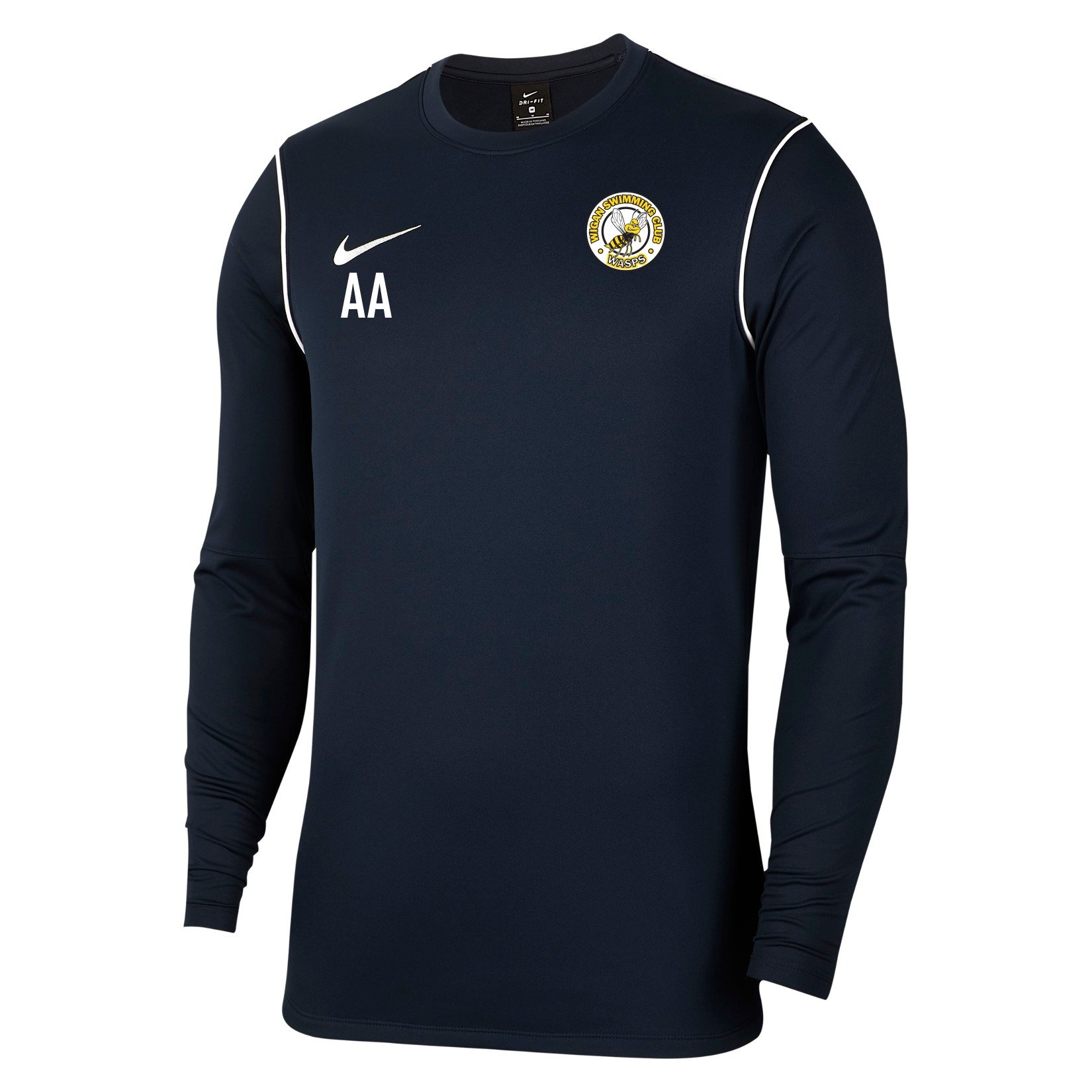Nike Dri-FIT Park 20 Crew Top - Obsidian/White/White