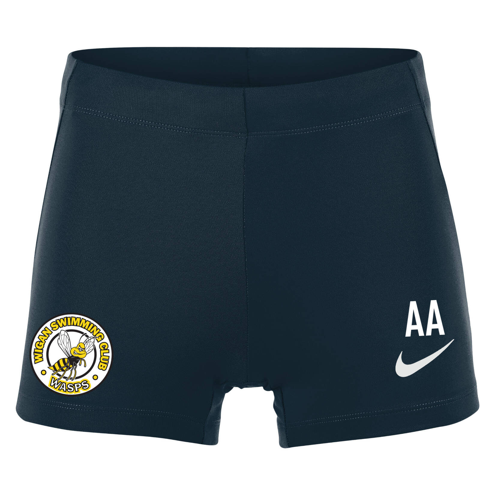Zelus-Nike Team 3 Inch Short (W) - Obsidian/White