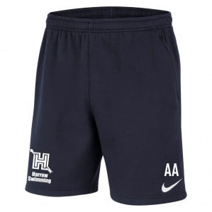 Nike Team Club 20 Fleece Shorts (M) - Obsidian/White/White