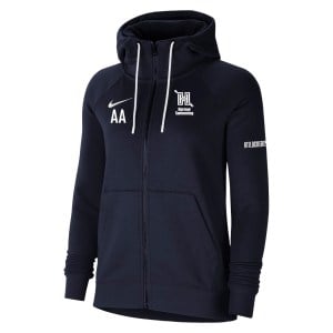 Nike Team Club 20 Full-Zip Hoodie (W) - Obsidian/White/White