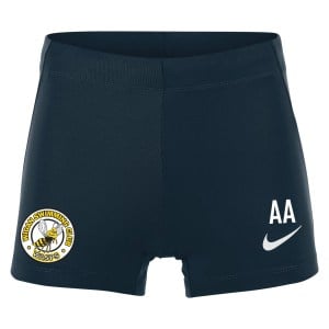 Zelus-Nike Team 3 Inch Short (W) - Obsidian/White
