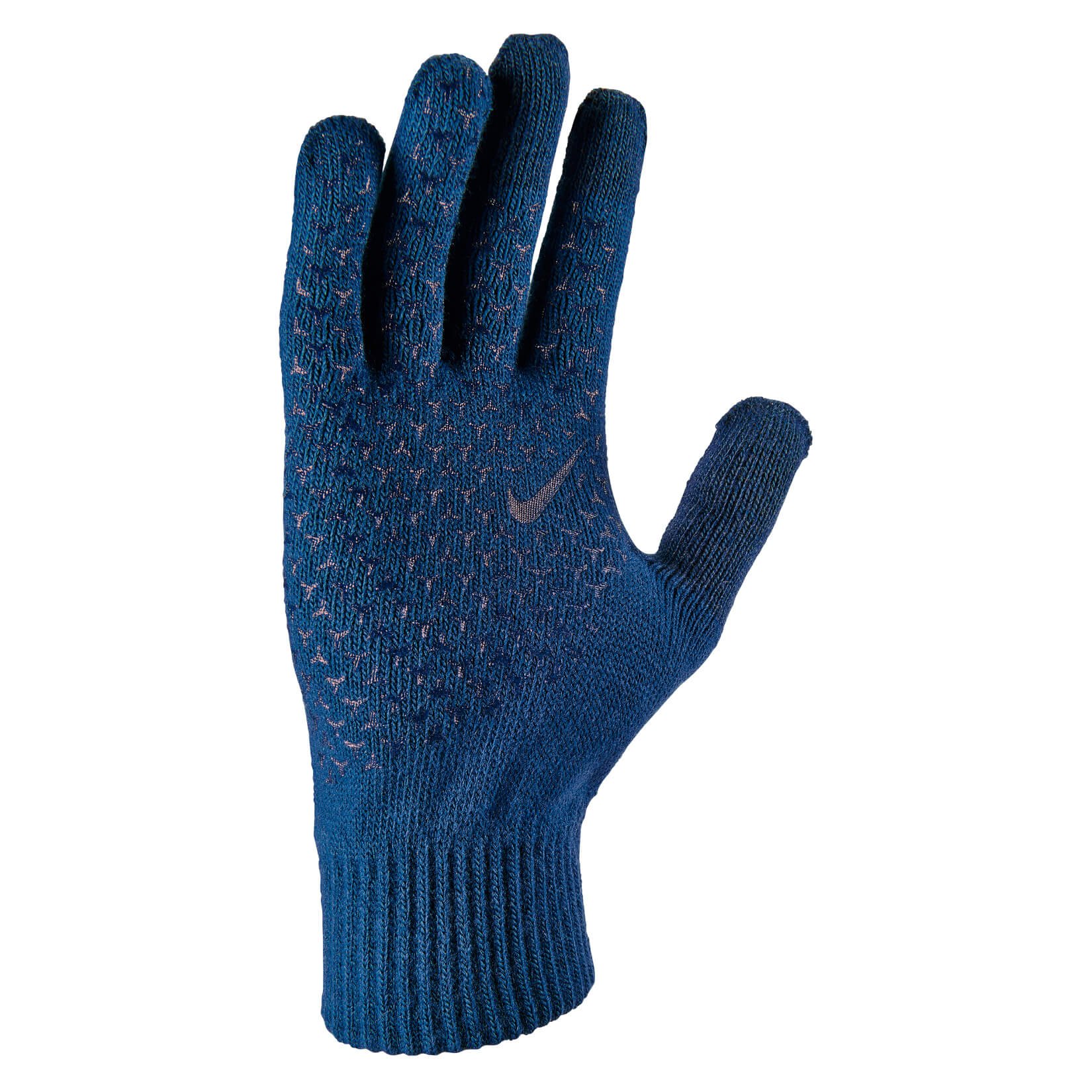 Nike Knitted Tech And Grip Gloves 2.0 Court Blue-Court Blue-Light Lemon Twist