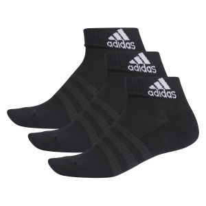 adidas-LP Cushioned Ankle Socks 3 Pairs Black-Black-Black