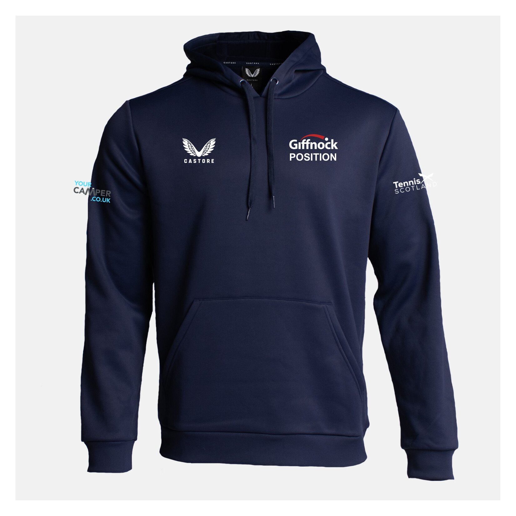 Castore Brushback Hoodie - Navy