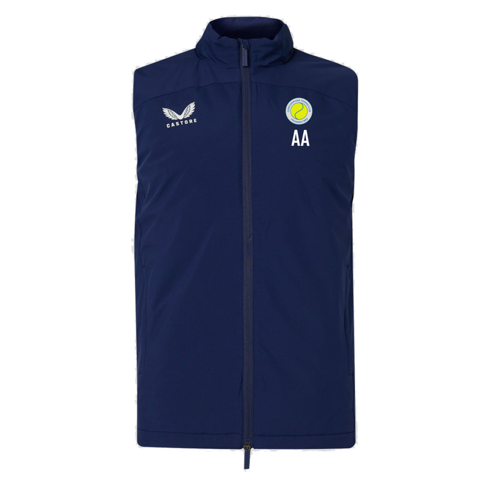 Castore Padded Gilet - Navy/White