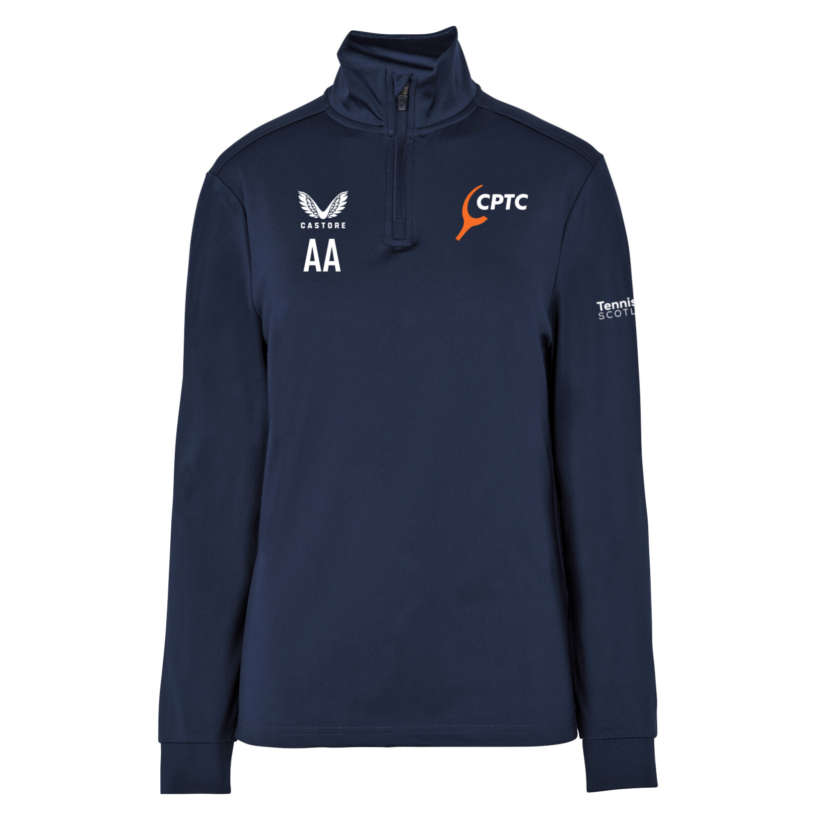 Castore Fleece Brushback 1/4 Zip Midlayer (W) - Navy