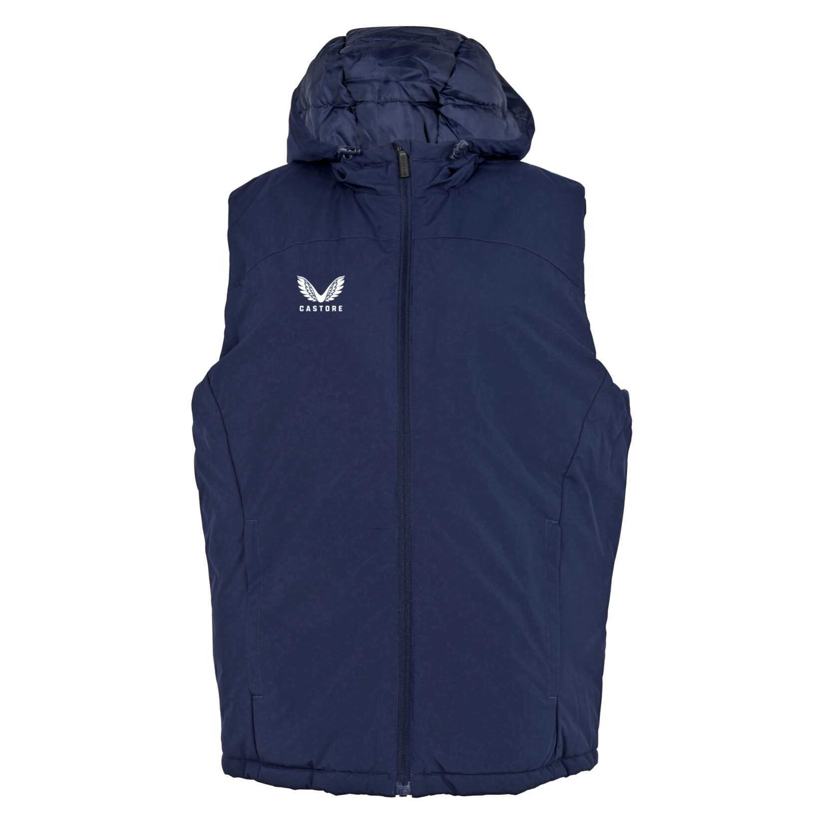 Castore Padded Gilet With Hood 22 - Navy