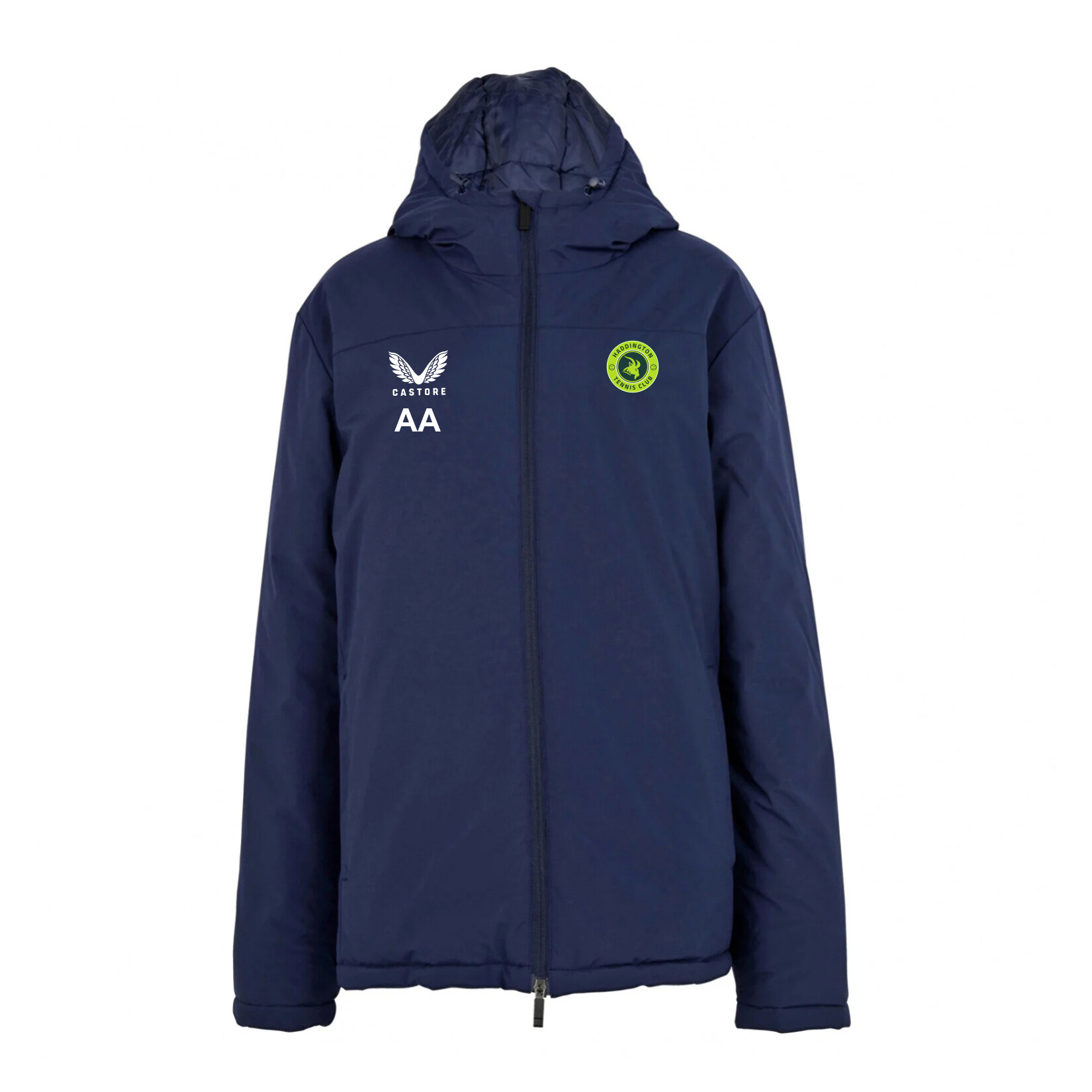 Castore Standard Length Bench Jacket - Navy/White