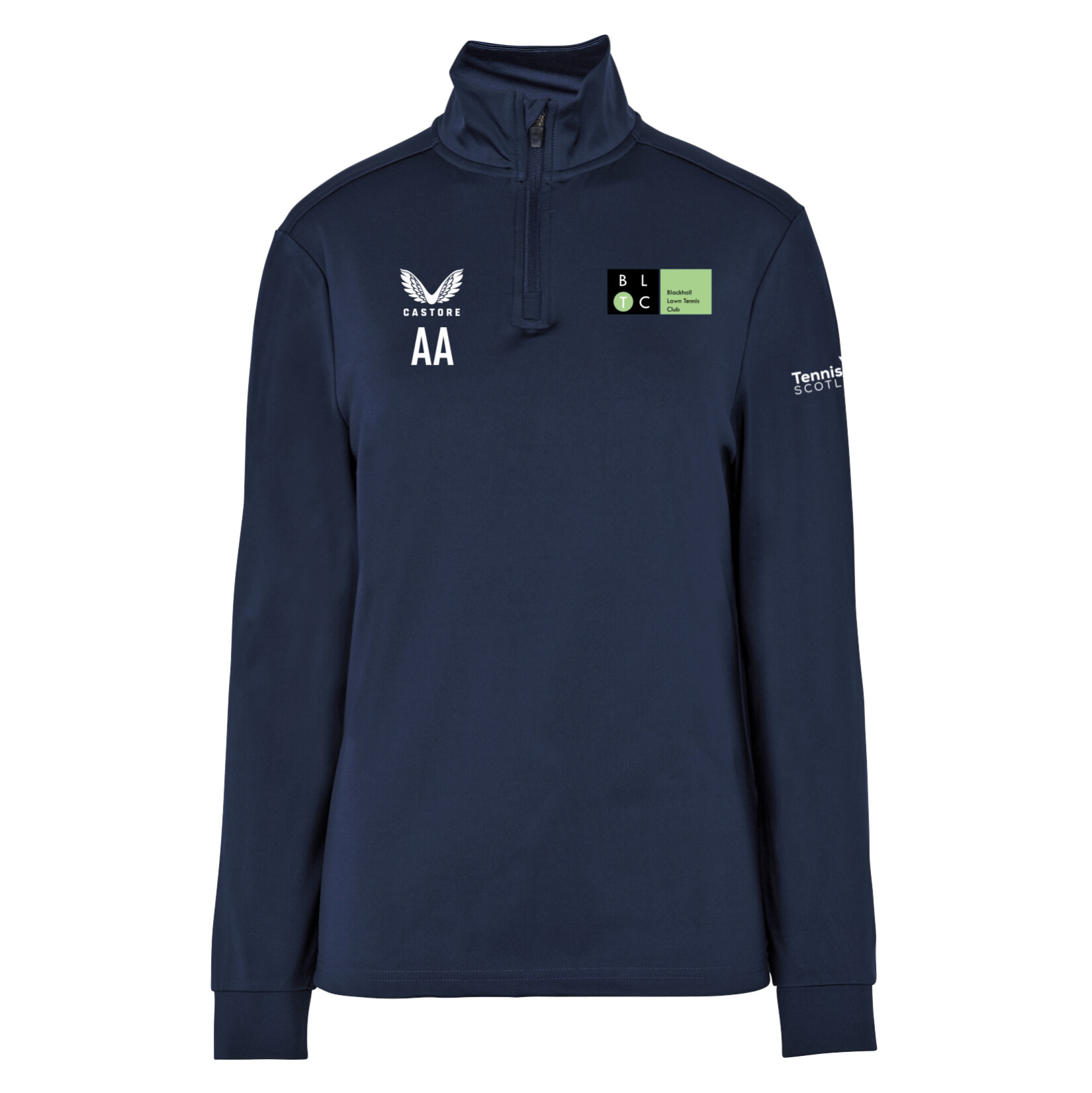 Castore Quarter Zip Midlayer (W) - Navy