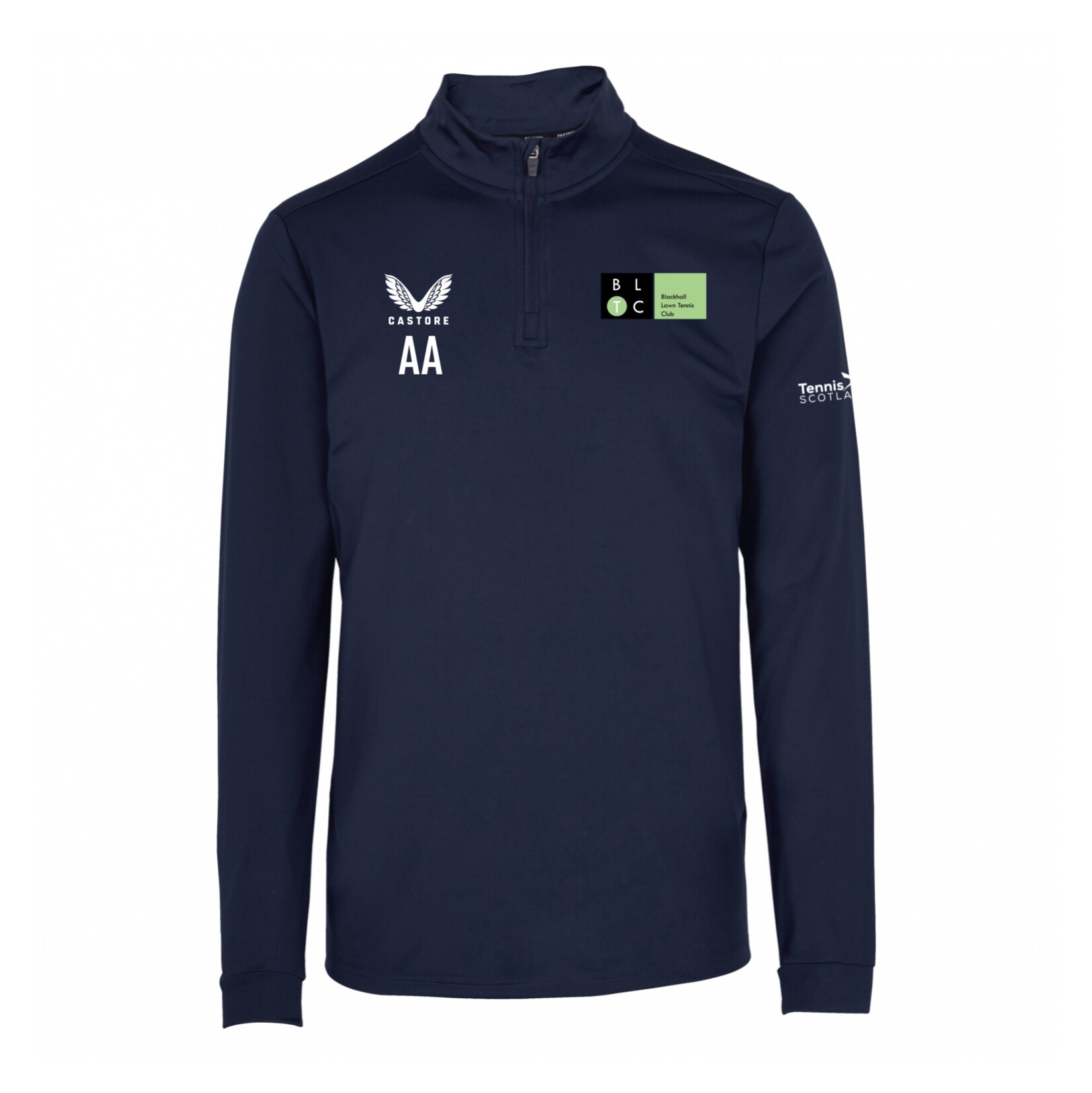 Castore Quarter Zip Midlayer - Navy