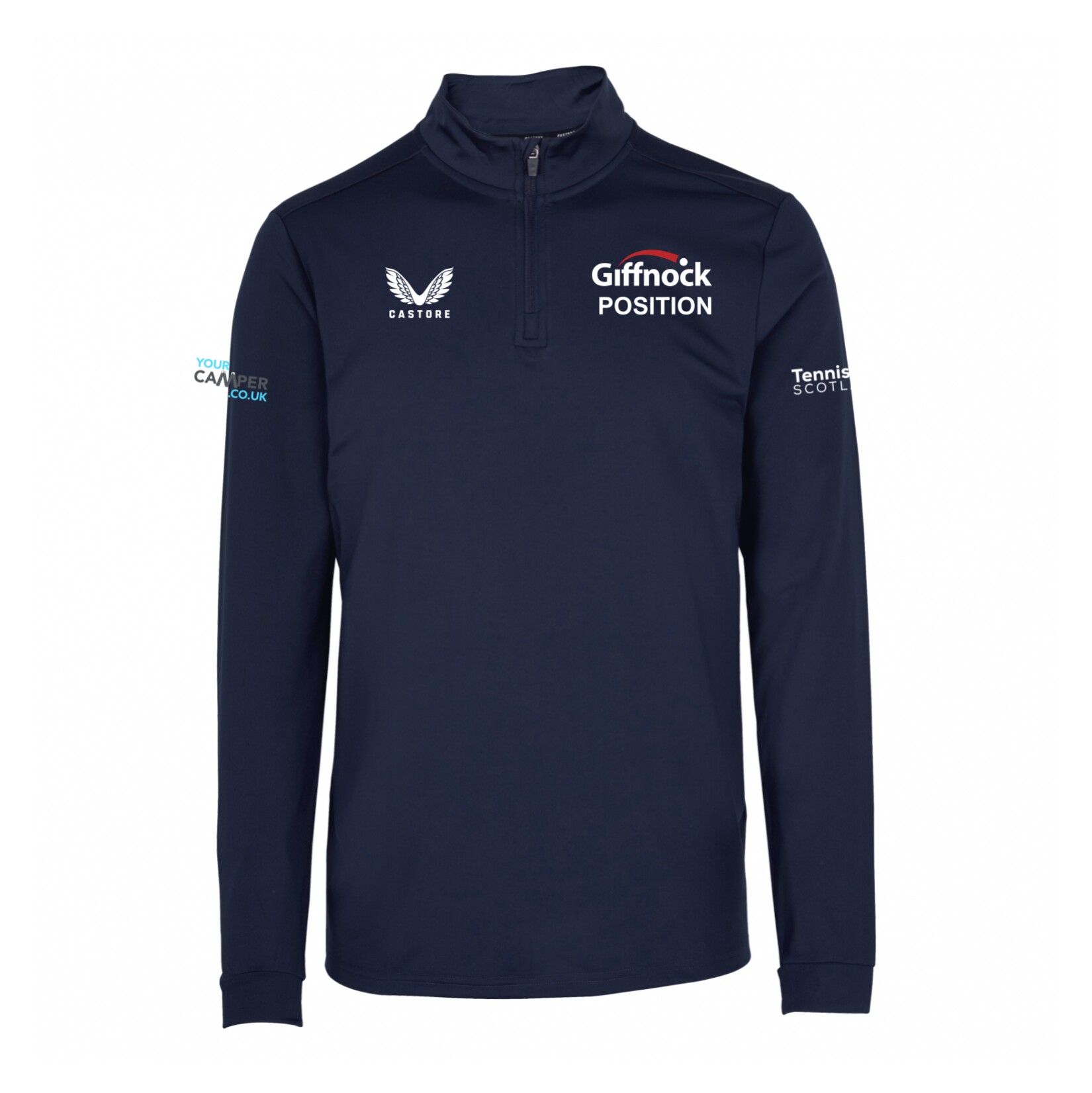 Castore Quarter Zip Midlayer - Navy