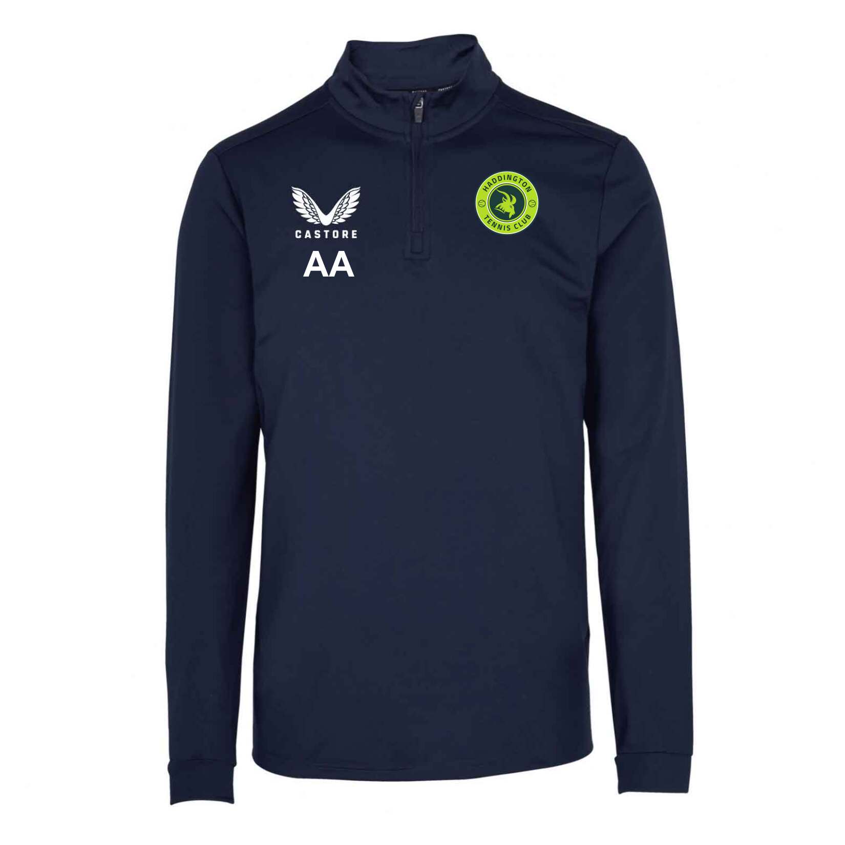 Castore Quarter Zip Midlayer - Navy/White