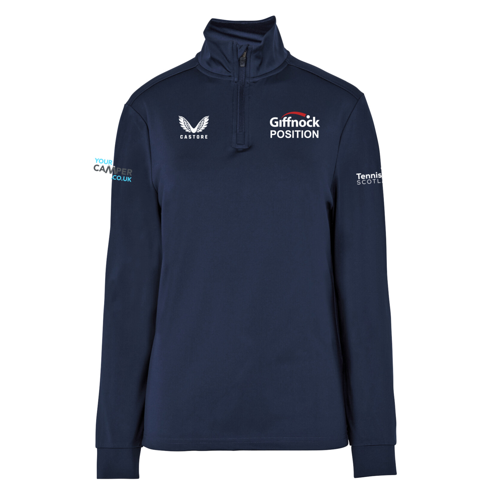 Castore Quarter Zip Midlayer (W) - Navy